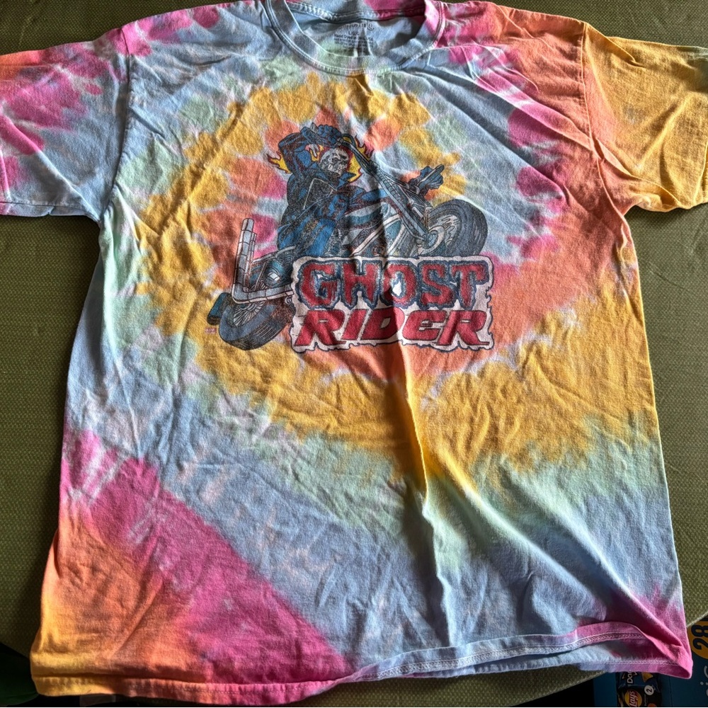 Ghost Rider Tie-Dye T-Shirt